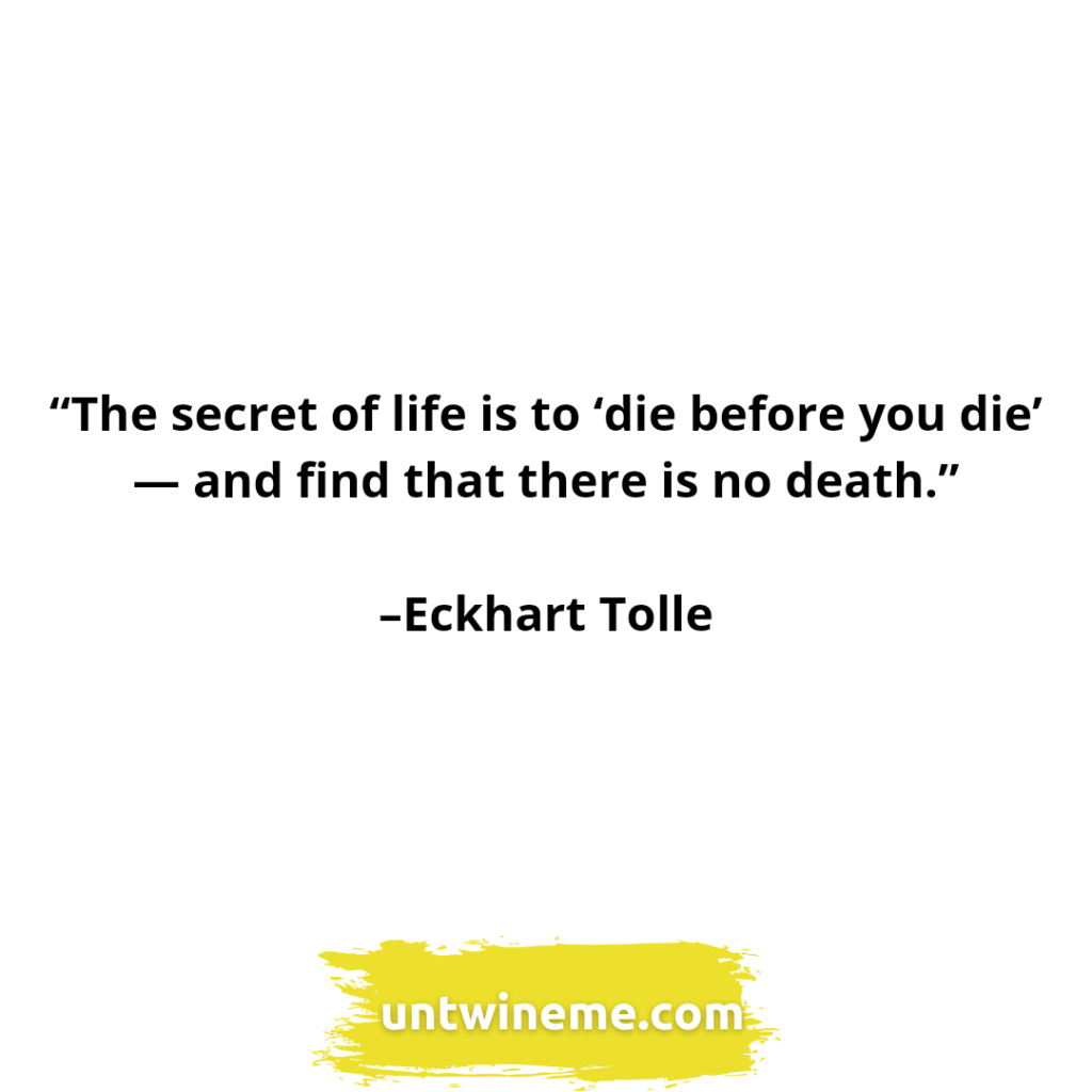 Eckhart Tolle quotes by Untwine Me