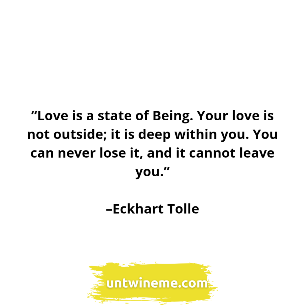 Eckhart Tolle quotes by Untwine Me