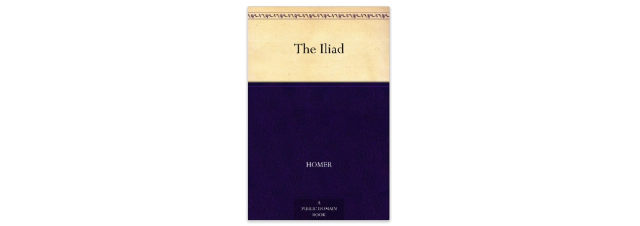 The Iliad cover page by Untwine Me