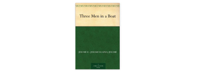 Three Men in a Boat cover page by Untwine Me